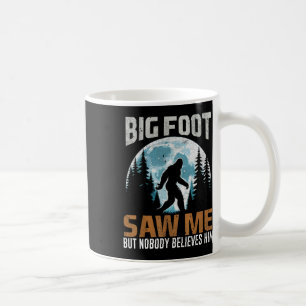 Caneca De Café Pé Grande Engraçado Me Viu Presentes Sasquatch Par