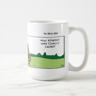 Caneca De Café Pé Grande Engraçado Preso