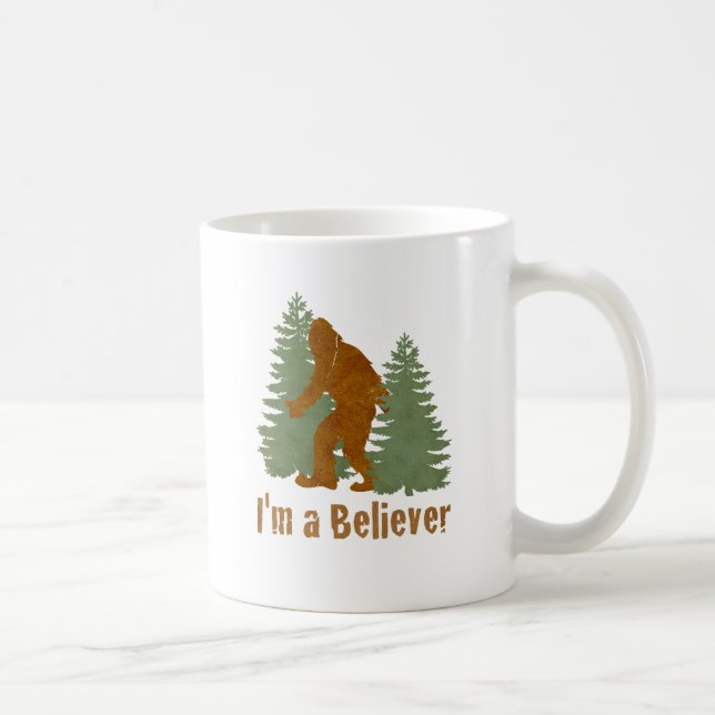 Caneca De Café Pé Grande - Eu sou uma Crença (Direita)
