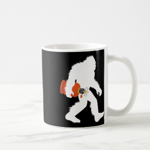 Caneca De Café Pé-Grande Gás De Churrasco Sasquatch Do Tanque De