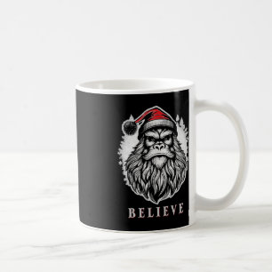 Caneca De Café Pé Grande Natal - Acredite em Pé Grande Vestindo S