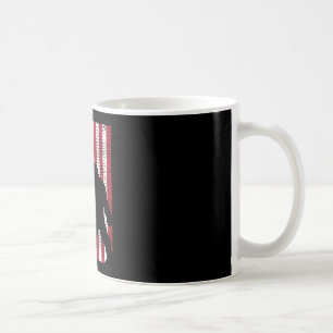 Caneca De Café Pé Grande Sasquatch Bandeira Dos EUA Patriótico Ho