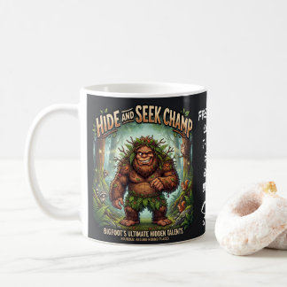 Caneca De Café Pé Grande Sasquatch Na Floresta