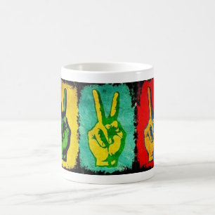 Caneca De Café Peace Caffee Mug