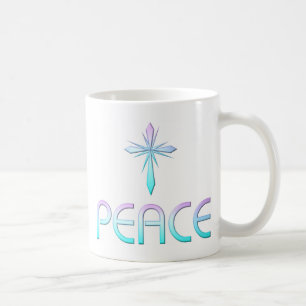 Caneca De Café Peace Cross Christian
