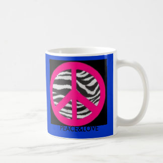 CANECA DE CAFÉ PEACE&LOVE
