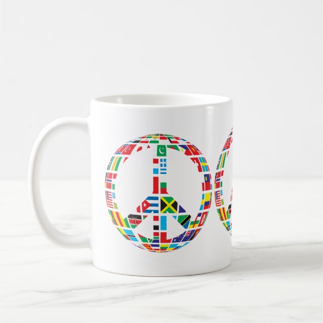 Caneca De Café peace sign coffee mug (Esquerda)