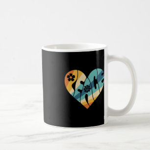Caneca De Café PEACE SIGN LOVE 60s 70s Groovy Hippie Costume Hall