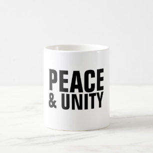 Caneca De Café PEACE & UNITY Mug