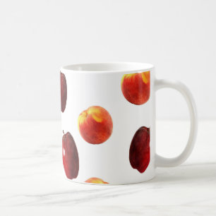 Caneca De Café Peach Apple Mug