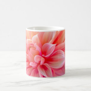 Caneca De Café Peach Blush Dahlia Blossom