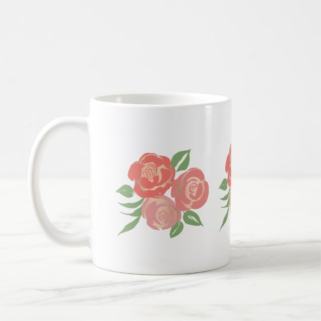 Caneca De Café Peachy Rosa Mug (Esquerda)