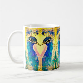Caneca De Café Peacock Mug espelhado