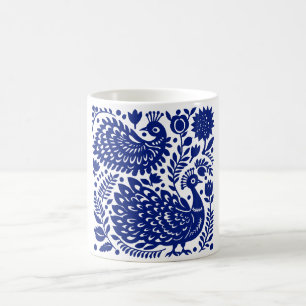 Caneca De Café Peacock Paradise