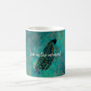 Caneca De Café Peacock Teal