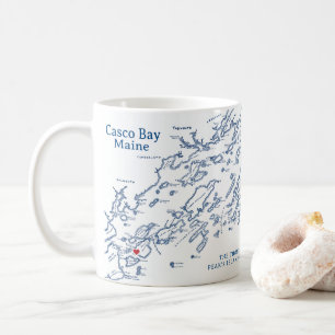 Caneca De Café Peaks Island Maine Gift