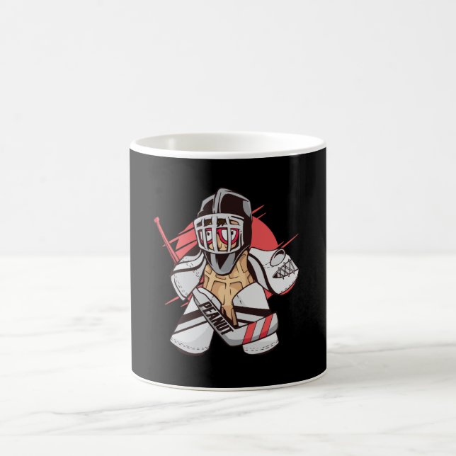 Caneca De Café Peanut Hockey Goalie (Centro)