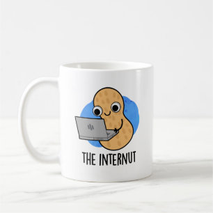 Caneca De Café Peanut Internet Engraçado da Internet