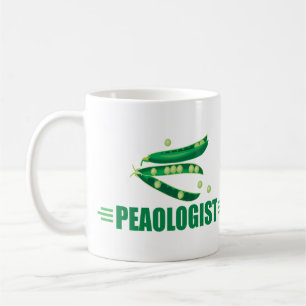 Caneca De Café Peas Engraçadas