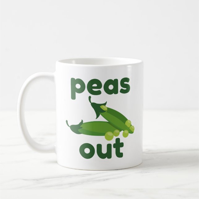 Caneca De Café Peas Out (Esquerda)