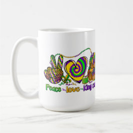 CANECA DE CAFÉ PEAVE LOVE MARDI GRAS KING CAKE