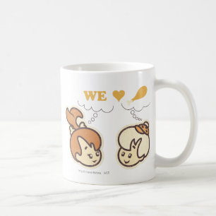Caneca De Café PEBBLES™ and Bam Bam Love Food