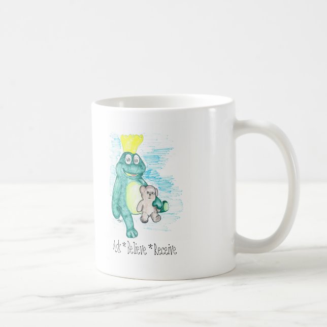 Caneca De Café Peça * acredite * recebem (Direita)