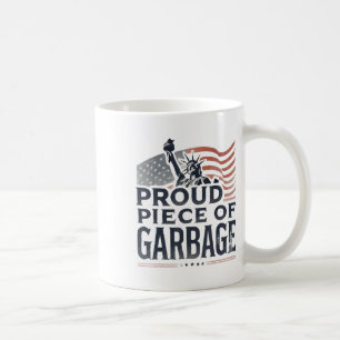 Caneca De Café Peça Orgulhosa De Garbyge Garge Para Trump