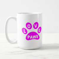 Peças de Mug Love a Rosa