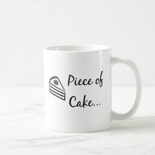 Caneca De Café Pedaço de bolo