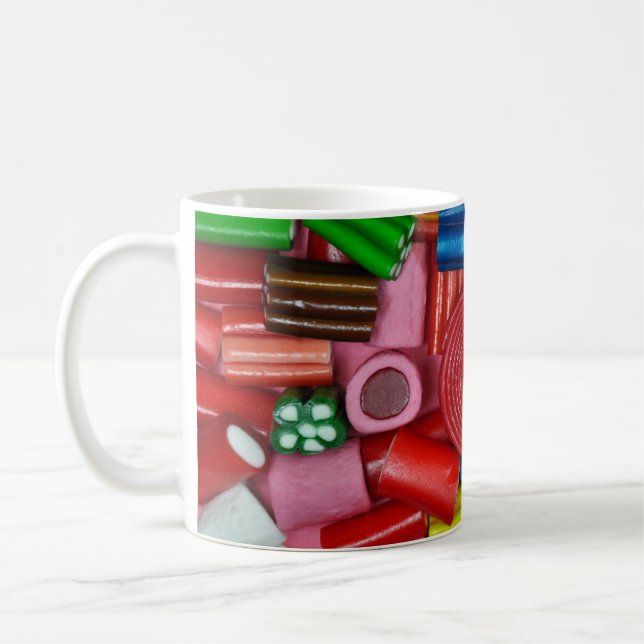 Caneca De Café Pedaços doces coloridos (Esquerda)