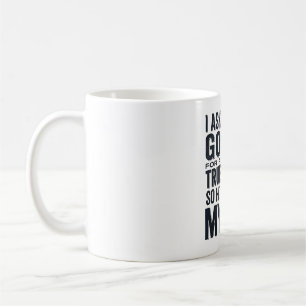 Caneca De Café Pedi a Deus um Amigo Verdadeiro Meu Gato Design Vi
