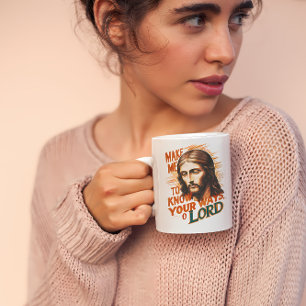 Caneca De Café Pedido Divino: Faça-me Conhecer Seus Caminhos, Sen