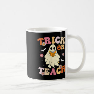 Caneca De Café Pedra De Halloween Ou Pano De Retrô De Ensino