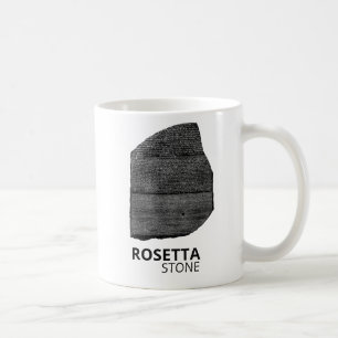 Caneca De Café Pedra de Roseta: Língua Hieróglifa do Antigo Egito