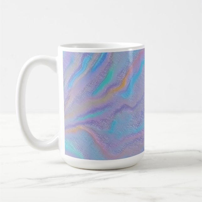 Caneca De Café Pedra Iridescente Mezmerizadora (Esquerda)