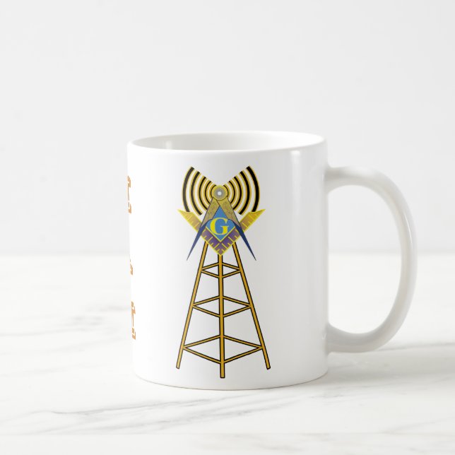 Caneca De Café Pedreiro do radioamador (Direita)