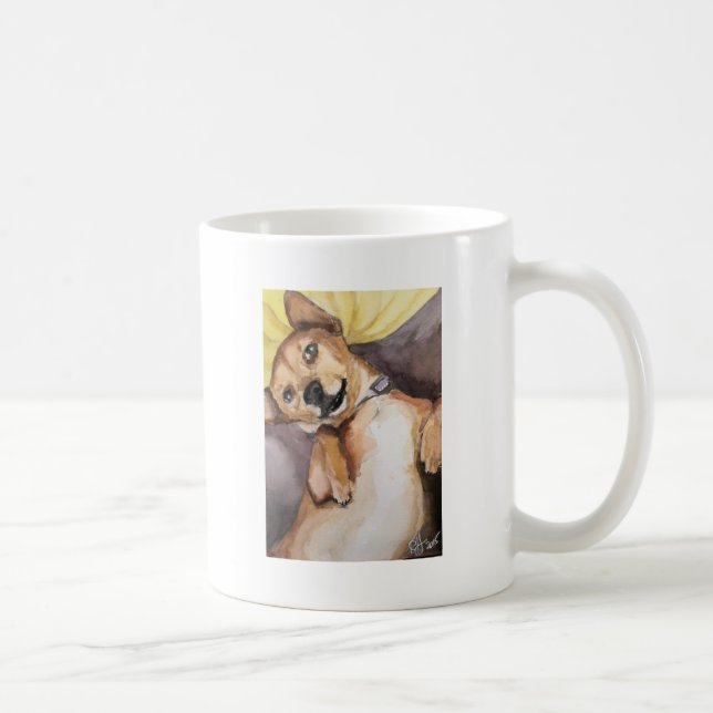 Caneca De Café Pedro o Chiweenie (Direita)