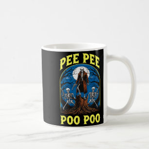 Caneca De Café Pee Poo Poo Maldito Gen Z Memória Engraçado Esquel