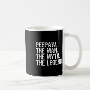 Caneca De Café Pee-Pw O Homem O Mito A Lenda Bunnyaw Engraçado