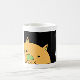 Caneca De Café Peeking Cat