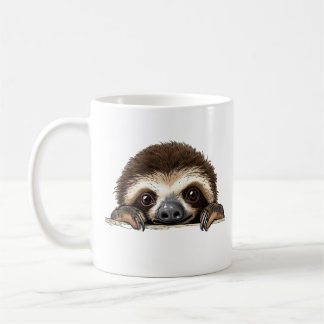 Caneca De Café Peeking Sloth