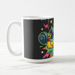 Caneca De Café Peel Strong! – Motivação para Academia de Banana