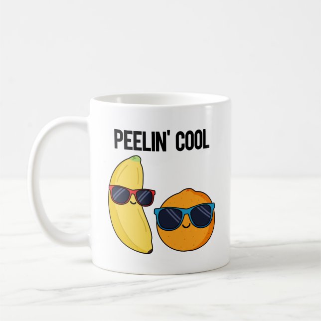 Caneca De Café Peelin Legal Funny Fruta Pun (Esquerda)