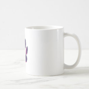 Caneca De Café Pegada de Cachorro Fora de Foco