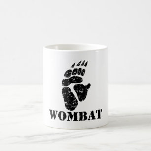 Caneca De Café Pegada de Wombat