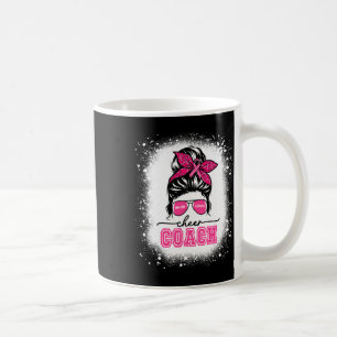 Caneca De Café Pegada Mensageira Mamãe Cheer Treinador Ble Cancer