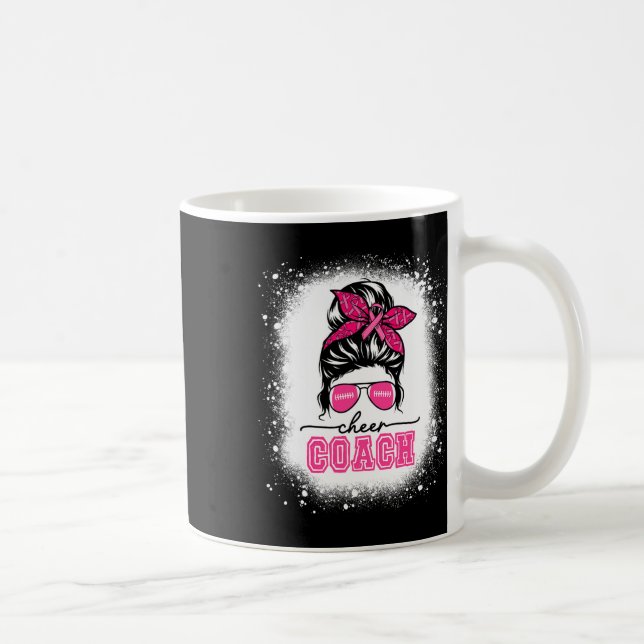 Caneca De Café Pegada Mensageira Mamãe Cheer Treinador Ble Cancer (Direita)