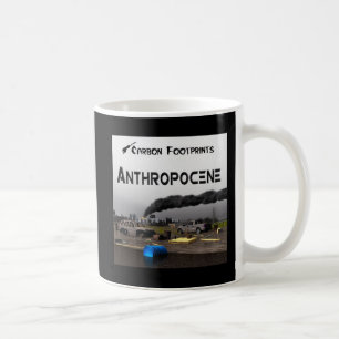 Caneca De Café Pegadas de carbono - Antropoceno