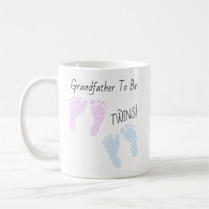 Caneca De Café Pegadas Grandfaother a ser anúncio dos gêmeos